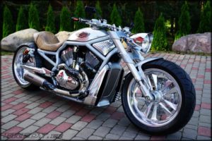 Harley-Davidson VRSCA V-Rod muscle 'Leather' by Fredy motorcycles Harley-Davidson VRSCA V-Rod muscle Leather by Fredy motorcycles