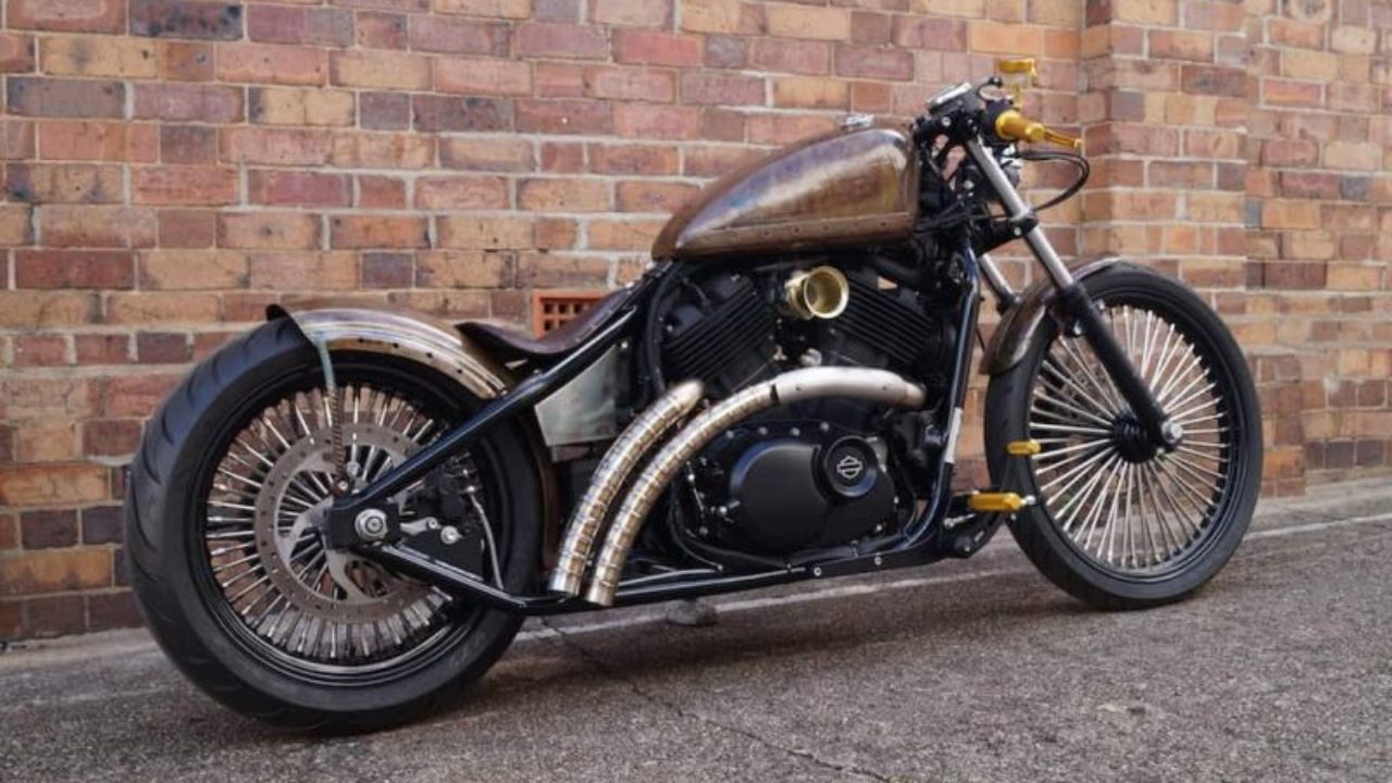 Harley Davidson Bobber By Smoked Garage Australia