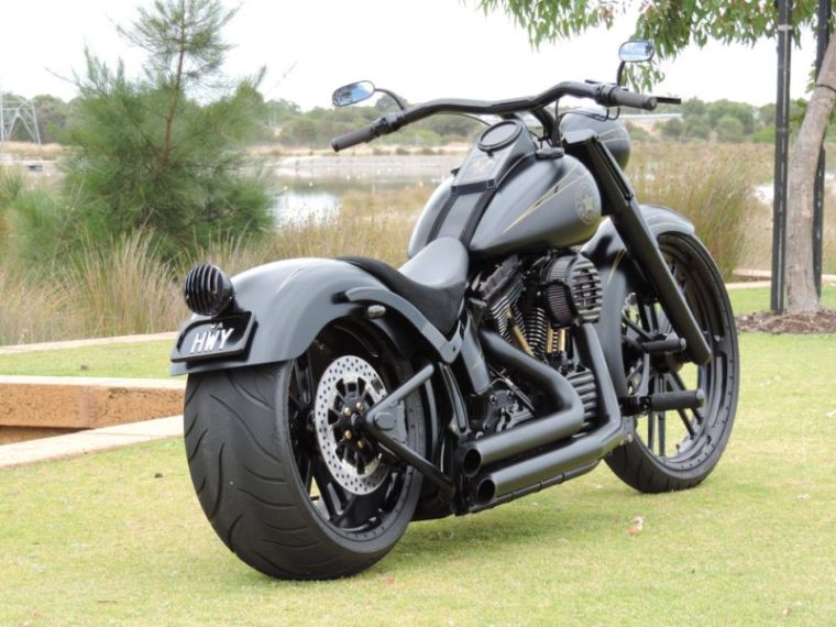 ⛔ Wow Harley Davidson Custom Fat Boy By Westside Customs 4236