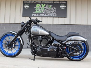 Harley Davidson Breakout Cruiser 'Blue' by The Bike Exchange
