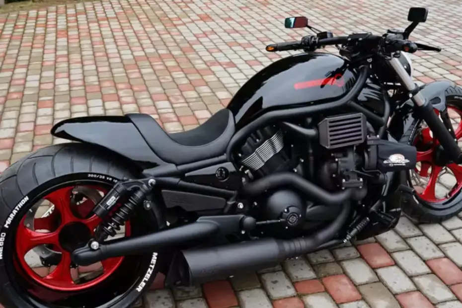 Harley Davidson V Rod muscle 'Red' by Fredy motorcycles
