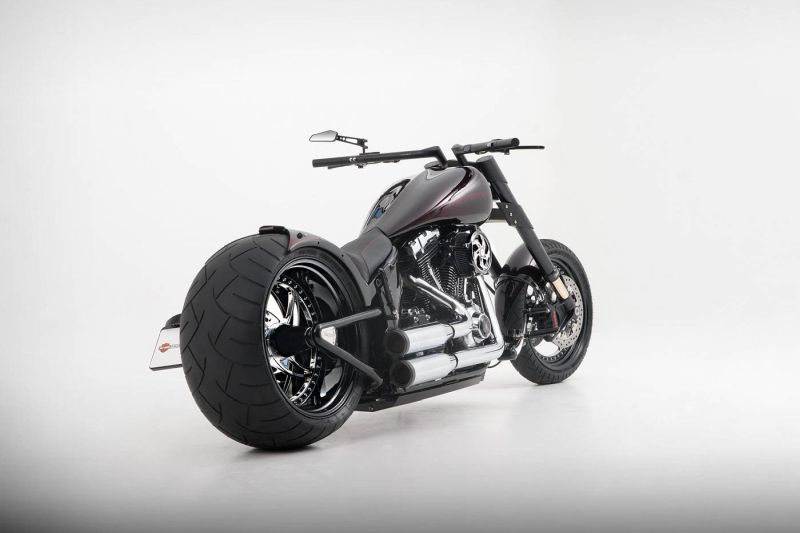 Harley Davidson Softail Fat Boy ‘Marmorate’ by Bündnerbike