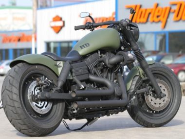 Harley Davidson Dyna Custom Fat Bob "Military" by Thunderbike