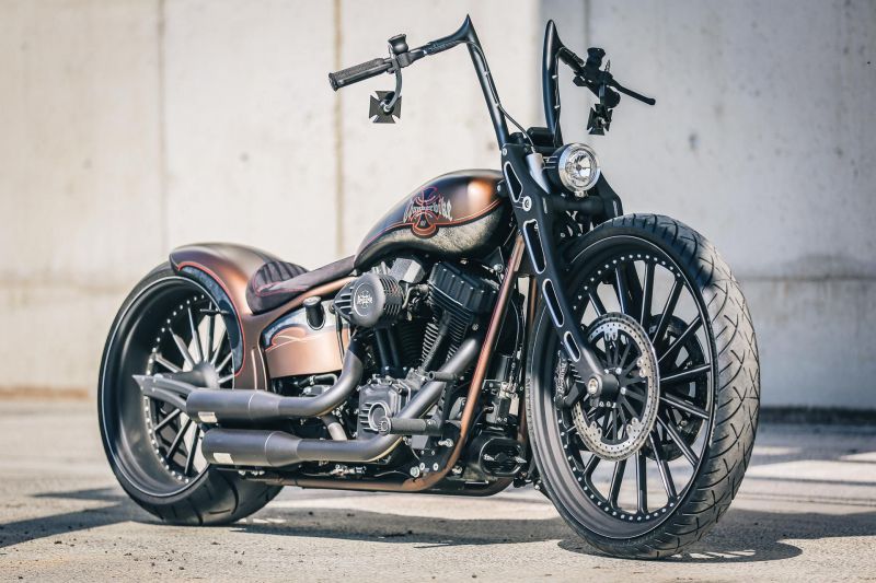 Harley Davidson Slim Custombike ‘Runner’ by Thunderbike
