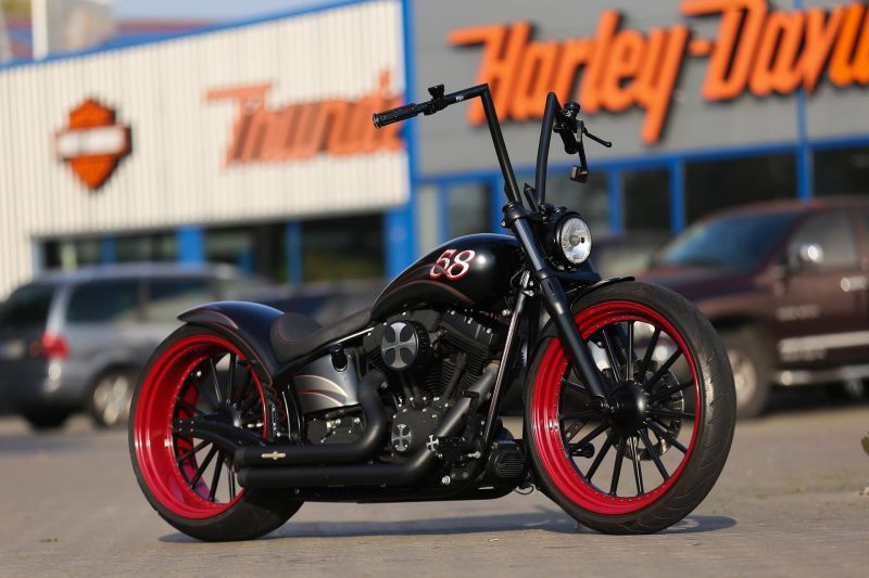 Harley Davidson Softail Ape Hanger by Thunderbike