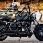 Harley Davidson Ape hanger Dyna 'Armee funner' by Bünderbike