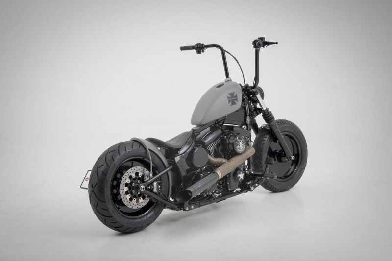 Harley Davidson Softail slim iron by Bundnerbike