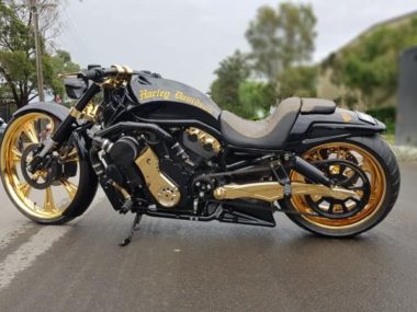 Harley Davidson Night Rod custom Gold by DarkSide