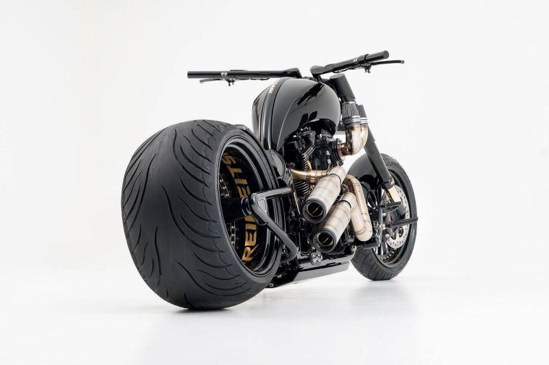 Harley Softail Slim “A PIECE OF ART NR. 1” by Bündnerbike