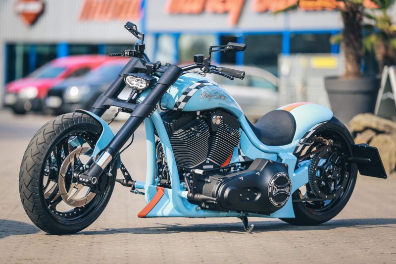 TB Frames Dragster Gulf Edition by Thunderbike