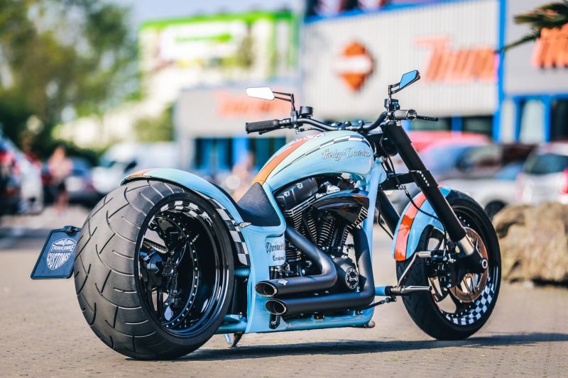 TB Frames Dragster “Gulf Edition” by Thunderbike