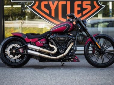 Harley-Davidson Softail motorcycle 'Red Edge' by BTChoppers