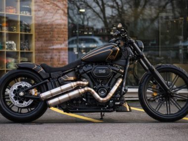 Harley-Davidson FXDR Custom 'Golden Edge' by BTChoppers