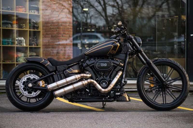Harley-Davidson FXDR Custom ‘Golden Edge’ by BTChoppers