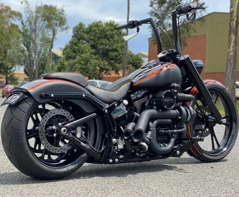Harley-Davidson-Softail-Ape-Hanger-by-DGD-Custom
