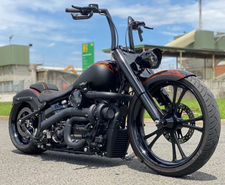 HarleyDavidson Softail Ape Hanger by DGD Custom from Sydney