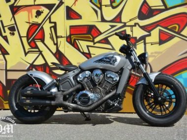 Indian Scout bobber 'Greyhound' by PM American Cycles