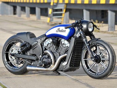 Indian Scout Dragster Custom by Walz Hardcore Cycles