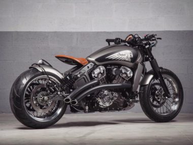 Indian Scout 240 "Skull" by Tank Machine