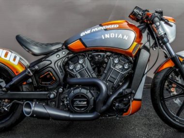Indian racing Scout ‘One Hundred’ by Metz
