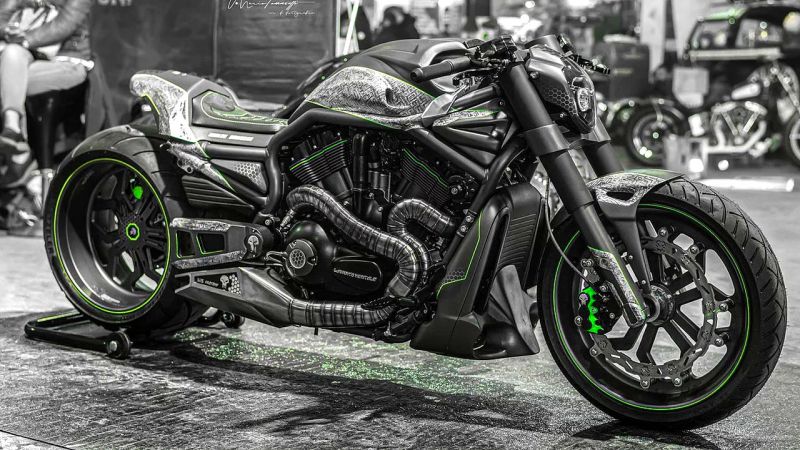 Harley-Davidson VRod Full Custom ‘Labirinto Mentale’ by ED Special