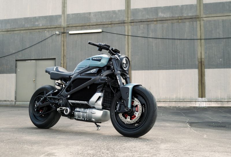 H-D Livewire Electric custom ‘Silent Alarm’ by JvB Moto