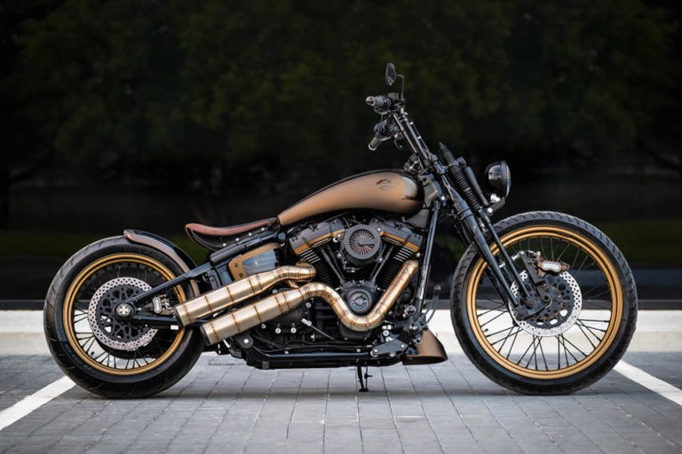 HD FXBB Street Bob 'El Dorado' customized by BT Choppers