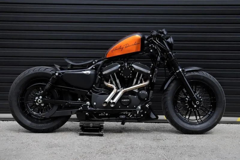 Harley-Davidson-Sportster-Satin-Orange-by-Limitless-Customs