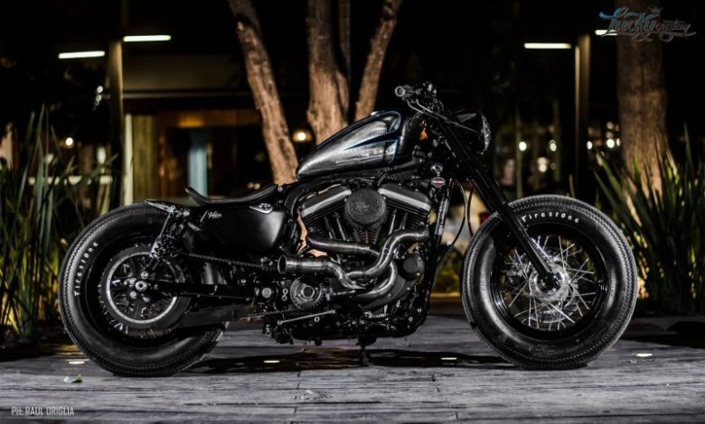 Harley Sporty 883 Bobber 'Gala' by Lucky Custom