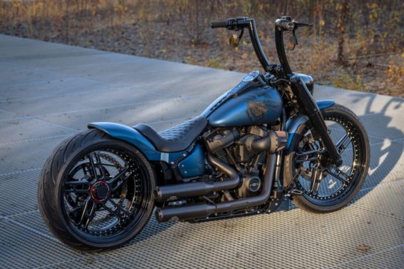 Harley-Davidson Fat Boy · Ape Hanger style · by Thunderbike