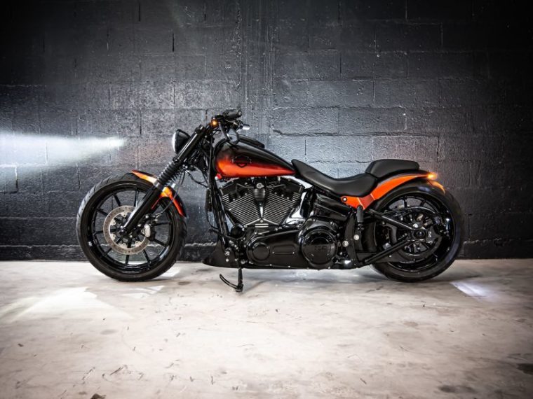 HarleyDavidson Orange Breakout by Melk