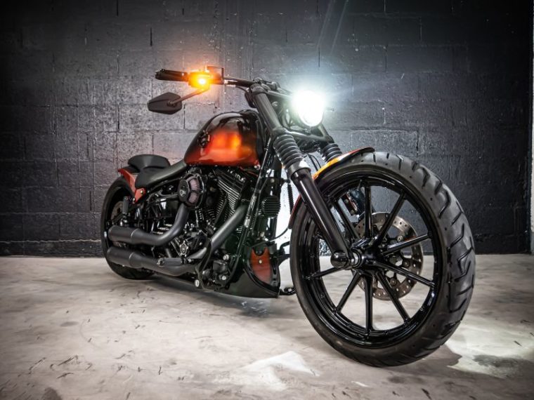 HarleyDavidson Orange Breakout by Melk