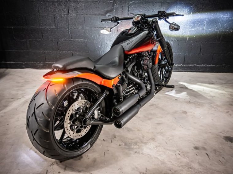 HarleyDavidson Orange Breakout by Melk