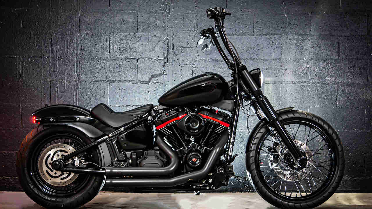 Harley-Davidson Street Bob ‘Ape Hanger’ by Melk Motorcycles