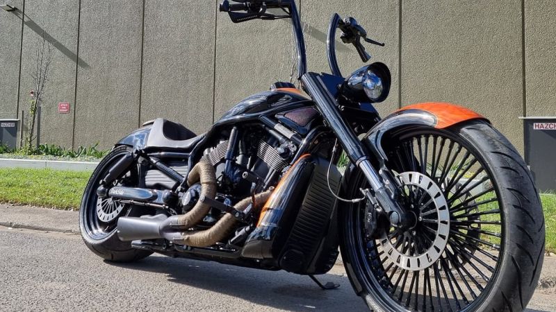 Harley-Davidson V-Rod ape hanger by DarkSide