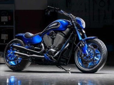 Victory Hammer Limited Edition 'Ocean' by Hollister's Motorcycles