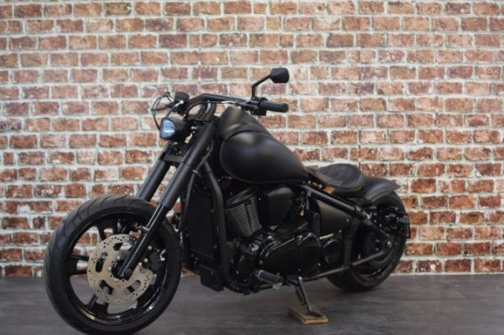 Kawasaki Vn 900 Bobber Wide Tires By Black Bobber