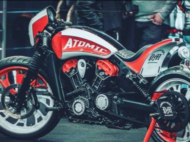 Indian Scout Racer 'Atomic' by PM American Cycles