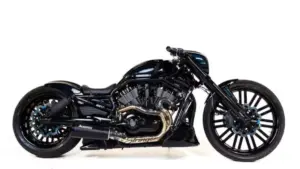 Harley-Davidson VRod Akrapovic ‘Hustle’ by Stringer Collective