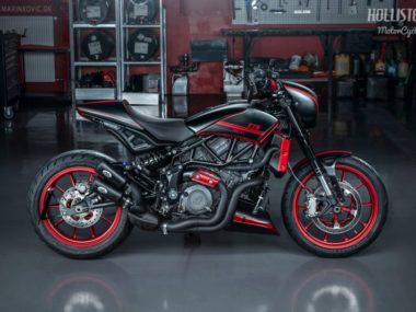 Indian FTR 'Redhawk' Custom-made by Hollister's MotorCycles