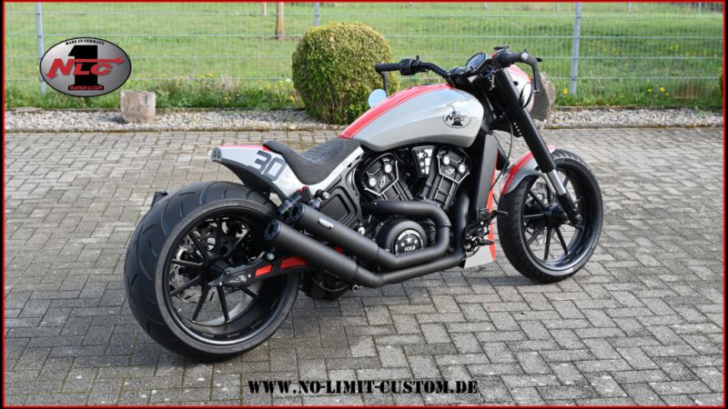 Indian Scout Racer ‘Oles Streetmaschine’ by No Limit Custom