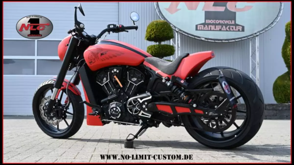 Indian Scout ‘Olaf’S Firefighter’ by No Limit Custom