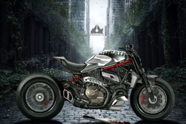 Ducati Monster 1200 Apocalypse by Krax Moto from France