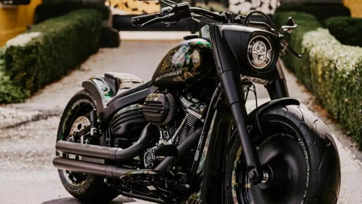 Harley-Davidson Fat Boy KessTech ‘Camouflage’ Design by Cult-Werk