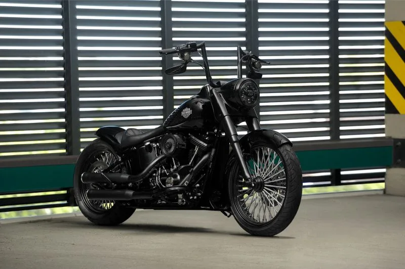 Harley-Davidson-Softail-Slim-Bobber-by-Tommy-Sons