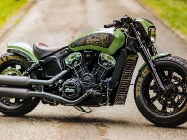 Indian Scout Bobber customized with high quality parts by Cult-Werk