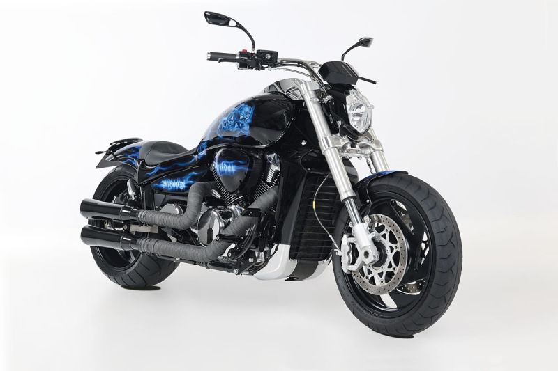 Suzuki Boulevard ‘Black Blue’ by Delta Custom Bikes