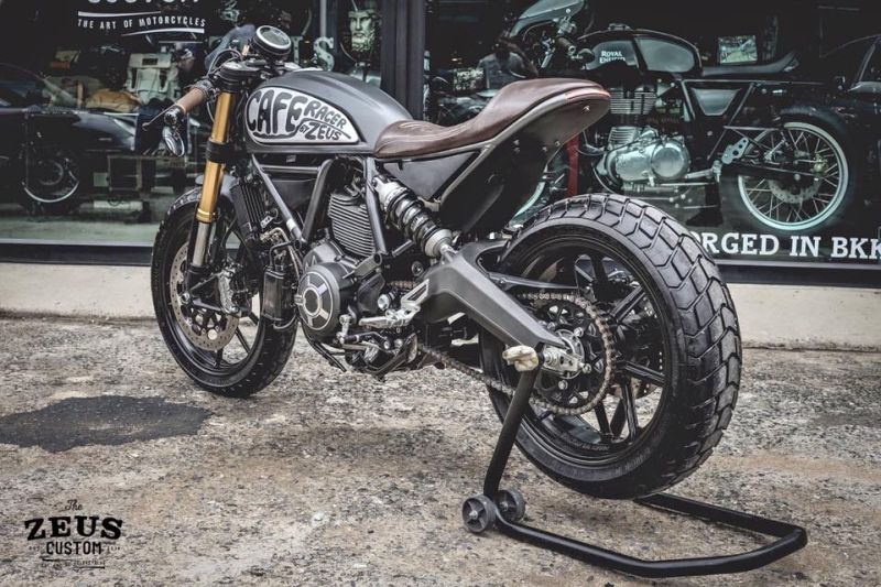 Ducati Scrambler Cafe Racer ‘Rocker’ by Zeus Custom