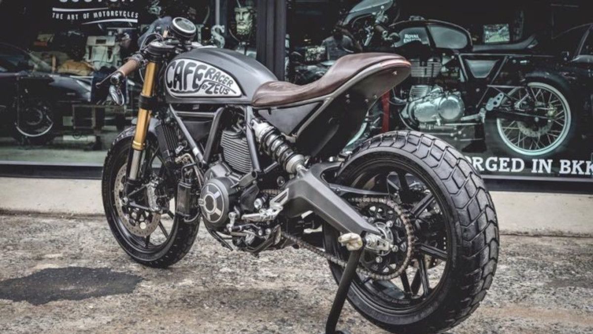 Ducati Scrambler Cafe Racer 'Rocker' by Zeus Custom