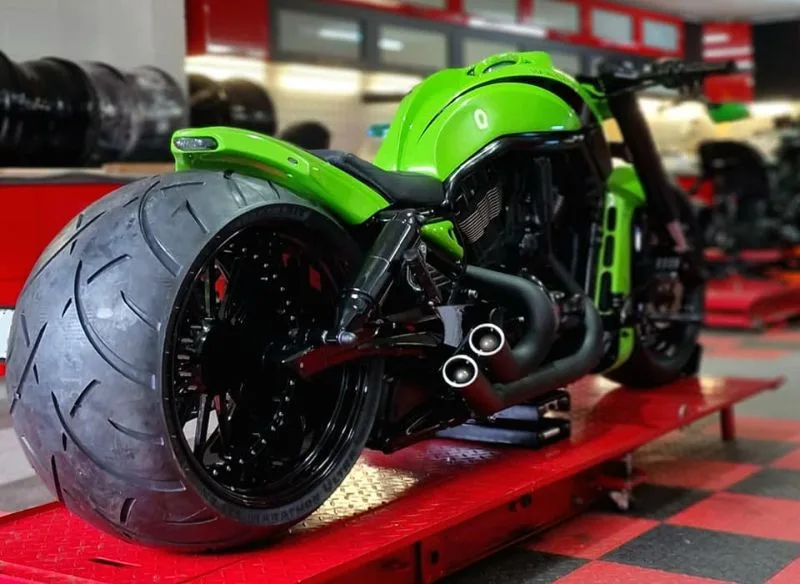 Harley-Aggressive-Rod-300-Hulk-by-Show-Bike-Fashion